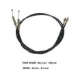thumbnail image 3 of 3Pcs Recliner Cable Replacements Couch Recliner Handle Cables Recliner Release Handle Cables, 3 of 4