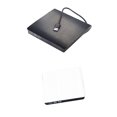 thumbnail image 2 of USB 3.0 DVD-ROM Computadora Unidad óptica PC Externo Slim CD ROM Lector de discos Reproductor de DVD, Blanco Eigraketly DZ7228-02B, 2 of 2