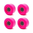 thumbnail image 4 of 4 Pcs Remplacement de Roue de Patins Accessoires Modifiés Roues Épaisses pour Patins à Roulettes avec Roulements Accessoire de Sport Patinage Rose Rouge, 4 of 9