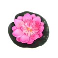 thumbnail image 2 of 1Pc Simulation Lotus Flower Mini Artificial Pond DIY Home Fish Tank Decoration Peach Red, 2 of 13