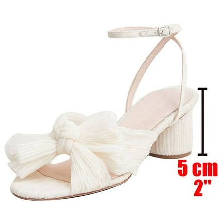 

Lapolaka Fashion Sexy High Heels Elegant Trendy Flroal Block High Heels Ankle Strap Big Size Summer Party Sandals Women Shoes