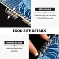 thumbnail image 4 of Notebook 8.3x5.7x0.4 Inch One Sizex2 Journey Note Diary Hardcover Notebook 60 Pages,80g Paper Writing Smooth and Not Easy to Break Blue Wave, 4 of 8