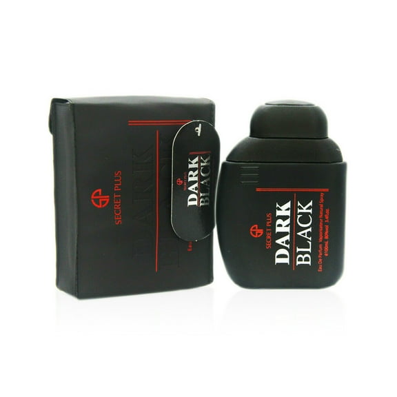 Dark Black, Fragrance for Men by Secret Plus, 3.4 Oz -100 ml / Eau De Parfum Natural Spray Vaporizateur