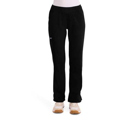 Cherokee Workwear Revolution Women's Scrubs Pant Mid Rise Straight Leg Pull-On WW110