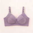 thumbnail image 3 of qelini Wireless Push up Bras for Women Plus Size Breathable Lightly Lined Everyday T-Shirt Bra with Adjustable Straps Solid Color Bras, 3 of 3