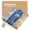thumbnail image 1 of Mantas para mascotas Bedsure, paquete de 3 unidades, forro polar supersuave, franela, tamaño pequeño, 1 of 6