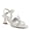 BONE, variant on Women's DECOROUS Buckle Sandals - Patent Leather, Ultra Suede Upper, Adjustable Fit, Kitten Heel