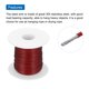 thumbnail image 5 of Cuerda de alambre Uxcell de 100 pies (30 m) de cable de acero inoxidable 304 recubierto de vinilo con 10 piezas de manguitos de aluminio rojos, 5 of 7