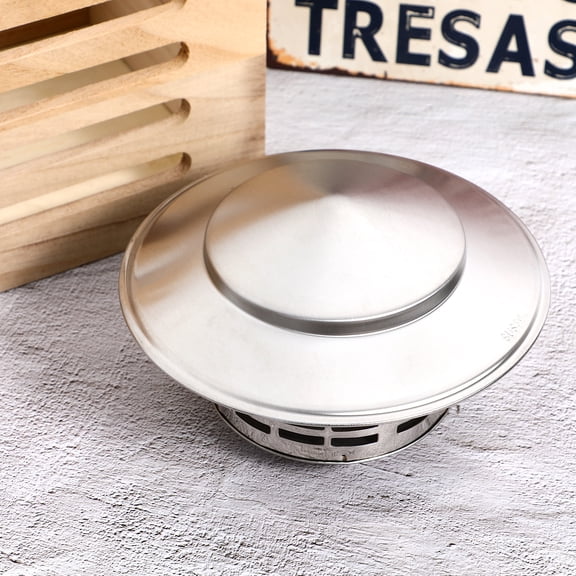 GAXIRE Pellet Stove Chimney Cap Stainless Steel Silver 1Pack