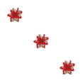 thumbnail image 4 of Cateissary Flor de Navidad Decoración artificial Cabezas de flores Adornos de árbol de Navidad Type4 NO4, 4 of 6