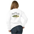 thumbnail image 3 of Gill McFinn Fish Bass Fisher Fishing Unisex Plus Fleece Graphic Sweatshirt Brisco Brands 2X, 3 of 5