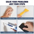 thumbnail image 4 of Efficient Drywall Patch Repair Kit with Scraper, 2026 New Quick Drying Wall Mending Agent White Spackle Wall Repair Paste Wall Repair Agent Tile Gap Fille for Holes & Cracks Nail Holes, 4 of 7