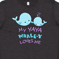 thumbnail image 4 of Inktastic My Yaya Whale-y Loves Me Youth T-Shirt, 4 of 5