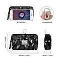 thumbnail image 4 of HAWEE Multipurpose Canvas Horizontal Smartphone Pouch Cell Phone Holster with Belt Loop Pouch Bag Belt Pouches for Women Cellphone, 4 of 6