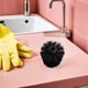 thumbnail image 2 of GOOHOCHY 5 cabezales de cepillo de limpieza útiles para baño, reemplazo de cabezales de cepillo, color negro., 2 of 8