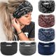 thumbnail image 1 of IVARYSS Diademas anchas para mujer, turbantes anudados, grandes bandas para la cabeza de estilo africano, accesorios para el cabello, paquete de 6 (Boho Set1), 1 of 5