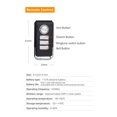 thumbnail image 5 of Campana de Alarma para Bicicleta, 113 DB, Bocina Eléctrica para Bicicleta, Detector de Vibración con Control Remoto Inalámbrico y Antirrobo para Seguridad de Motocicletas, 5 of 5