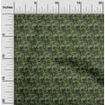 thumbnail image 2 of oneOone Georgette Viscose Green Fabric Abstract Sewing Material Print Fabric By The Yard 42 Inch Wide, 2 of 4