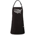 thumbnail image 2 of ApronMen, Funny Aprons For Men - USA BBQ Flag - 100% Cotton with Pockets - Black, 2 of 6
