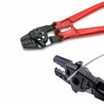 thumbnail image 5 of HongK- 14" Hand Swager Swaging Crimping Tool for Wire Rope Cable Swage 1/16" 3/32" 1/8" [P/N: ET-TOOL030-14-RED], 5 of 7