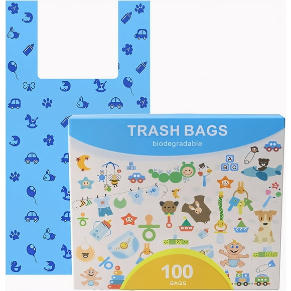North Care Disposable Waste Bags for Home, Kitchen, Pets & Travel – pack of 2 Box- Total 200 Count- Waste Polyethylene Bags