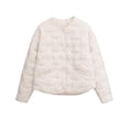 thumbnail image 2 of Tranfacy Manteaux Matelassés pour Femmes, Manteaux d'Hiver pour Femmes, Hauts de Manteau Décontractés Réguliers Confortables à Manches Longues d'Hiver à Col Rond, 2 of 7