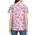 thumbnail image 5 of Fuzoiu Flower Butterfly Print Youth Short Sleeve T-Shirt,Youth Dry-Fit Active Athletic T-Shirt,Short Sleeve Tops Tees for School, Sports, and Casual Wear, 5 of 6