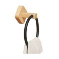 thumbnail image 1 of kurtrusly Towel Rings For Bathroom Space-saving Multi-functional Made With Aluminum And Wood Towel Holder Style 3, 1 of 6