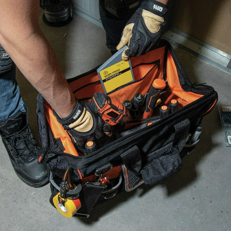 Klein Tools 55469-8 - Tradesman Pro 42-Pocket Wide-Open Tool Bag