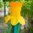 thumbnail image 3 of In the Breeze 4634 — Spring Daffodil 40-inch Windtail Windsock — Colorful Outdoor Decor, 3 of 6