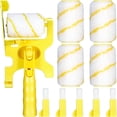 thumbnail image 1 of Jinsinto Set of 9 Paint Edger Combo Kit Paint Edger Roller Brush Multifunctional Handheld Clean-Cut Paint Edger with Extra Replacement Roller and Brush for Room Wall Ceiling, 1 of 5