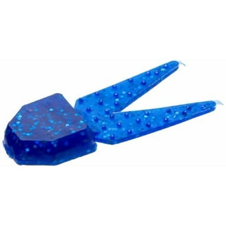 Zoom Salty Pro Chunk 3.5" - Trailer Soft Plastic Per Bass, Confezione 5 Pezzi, Crawdad O Nero/Rosso