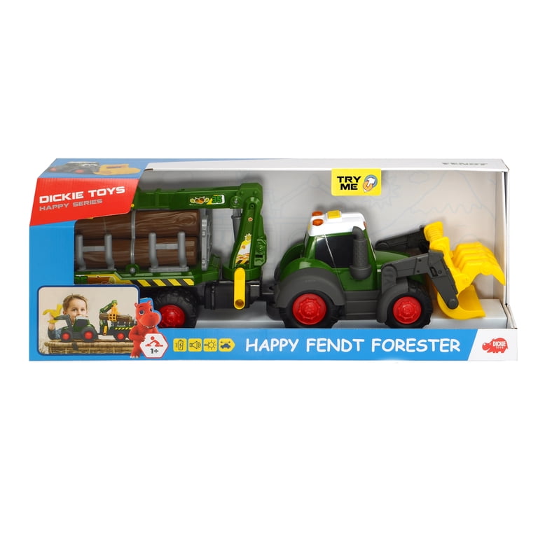 Dickie Toys Happy Fendt Forester Truck And Trailer, 25 Inch