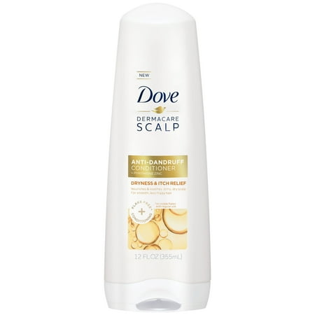 Dove Dermacare Dryness & Itch Relief Anti-Dandruff Conditioner, 12 (Best Shampoo Conditioner For Dry Scalp)
