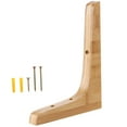 thumbnail image 4 of OUNONA Khaki Wall Mount Shelf Bracket, Multipurpose Floating Shelf Support Holder for Kitchen and Bathroom Storage, 4 of 8