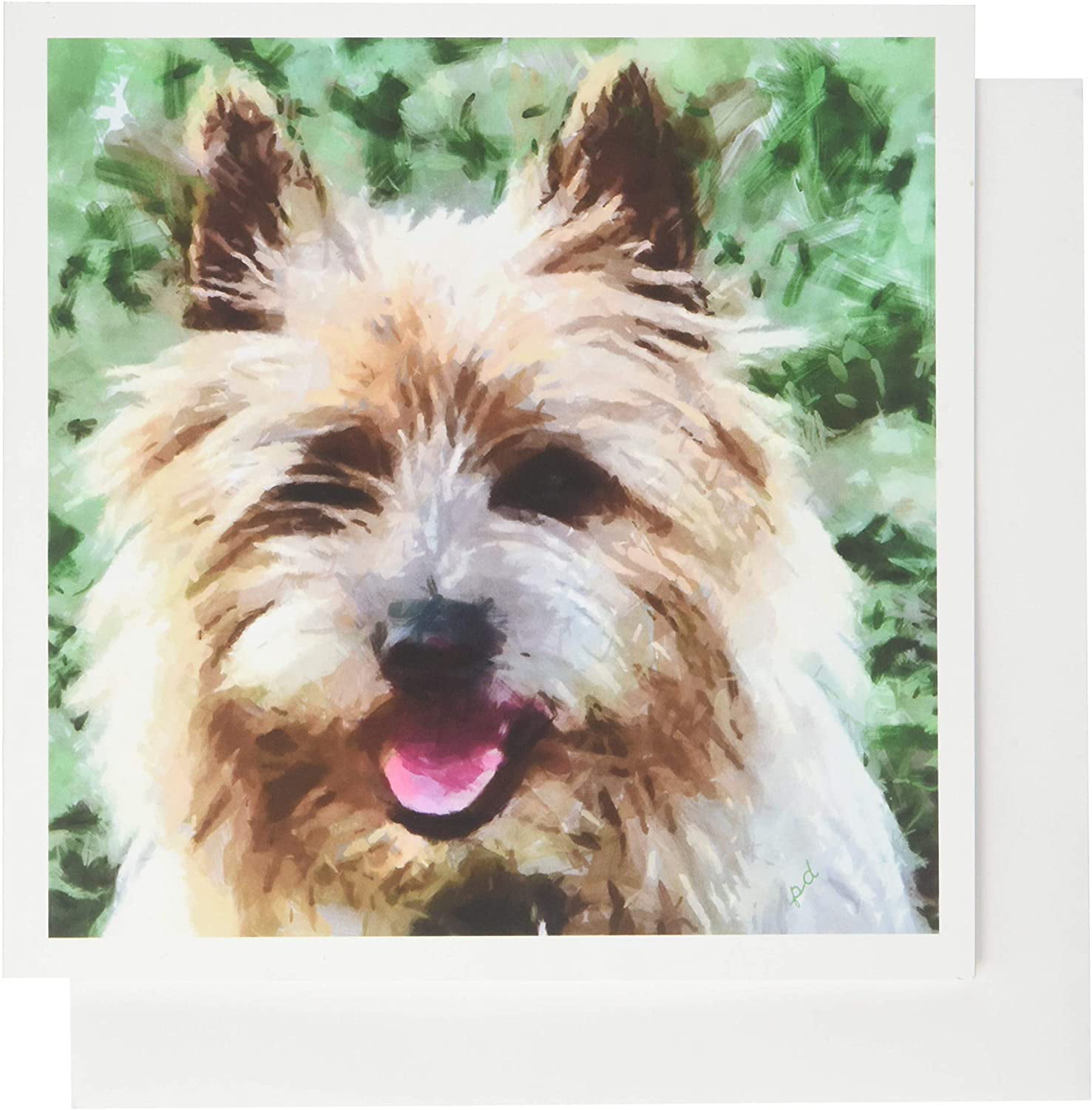 CAIRN TERRIER AT THE BEACH Set of 10 Note Cards With Envelopes 