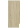 thumbnail image 5 of vidaXL Sideboard Sonoma Oak 120x30.5x70 cm Engineered Wood, 5 of 5