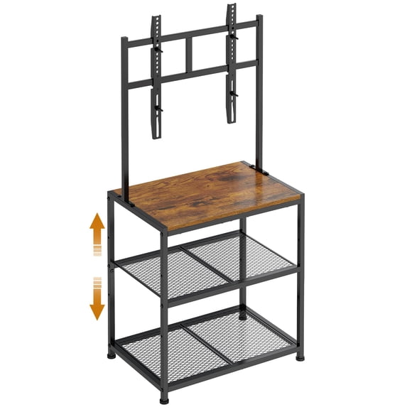 Mueble para TV Cottage Charm 23-50" Marrón Rústico para Esquina