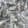 thumbnail image 4 of THD Paisley Faux Silk 100% Blackout Thermal Lined Energy Efficient Curtain Grommet Panels - Pair, 4 of 30