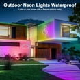 thumbnail image 7 of Nexillumi 32.8FT Neon LED Rope Lights IP67 Waterproof LED Lights for Bedroom Flexible LED Light Strip with Remote and APP Control RGB Lighting Strip for Indoors Outdoors Bedroom Room Home Decor, 7 of 7