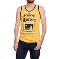 thumbnail image 1 of Corona Extra Crown Logo From Mexico 1925 Faded Gold Ringer Tank Top-Small, 1 of 2