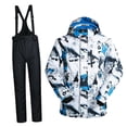 thumbnail image 3 of Conjunto de chaqueta y pantalones de esquí para hombre, nieve de montaña, snowboard, trajes de nieve, transpirable al aire libre, año nuevo L Baoblaze Chaqueta y pantalones de esquí, 3 of 8