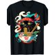 thumbnail image 1 of Cat Ramen Japanese Animation Cute Cat T-Shirt, Men's Fashion Trend Cotton Crew Neck Casual Letter Printed T-Shirt, Soft Touch T-Shirt, 1 of 6