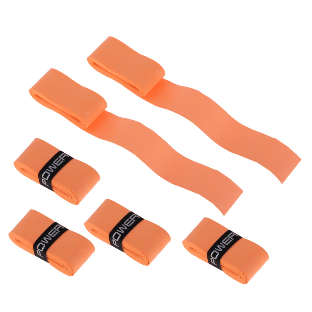 Set 6 Anti-slip Tennis/Badminton/Squash Racket Handle Over Grip Tape Band Wrap 