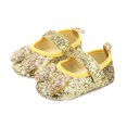 thumbnail image 4 of Odeerbi Baby's 2025 Casual Shoes Toddler Shoes Baby Girls Cute Fashion Bow Sequins Non-slip Soft Bottom Sandals, 4 of 8