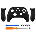 thumbnail image 2 of eXtremeRate Front Housing Shell + Side Rails Handles for Xbox One Controller (Model 1708), Black Replacement Faceplate Parts with Back Panels for Xbox One X & One S Controller - Controller Without, 2 of 9
