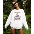 thumbnail image 4 of Merry Cluckin Christmas Sweatshirt for Women and Teens Funny Chicken Xmas Tree Pullover White Sweatshirt Adult Small, 4 of 4