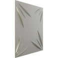 thumbnail image 2 of Ekena Millwork 19 5/8"W x 19 5/8"H Inula EnduraWall Decorative 3D Wall Panel, Textured Metallic Silver (Covers 2.67 Sq. Ft.), 2 of 6