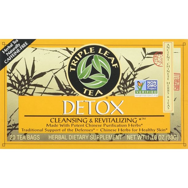 Triple Leaf Tea Tea,Detox, 20 ct