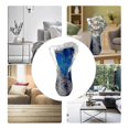 thumbnail image 5 of Sea Wave Vase, Wavy Vase Resin Blue Wavy Vase for Office Living Room Decorations Coffee Shop Decor, 5 of 5
